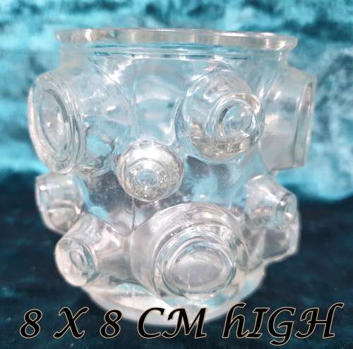 Retro Bubble Glass Candle Holder