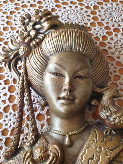 Retro Geisha Clock (perfect working order)