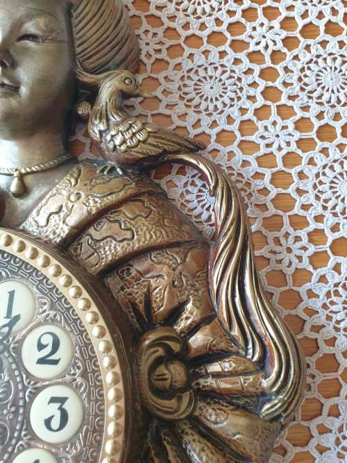 Retro Geisha Clock (perfect working order)