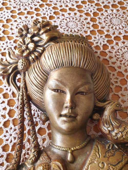 Retro Geisha Clock (perfect working order)