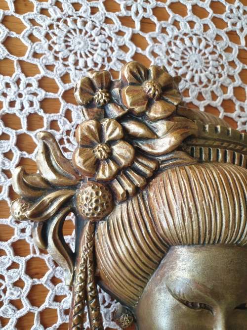Retro Geisha Clock (perfect working order)