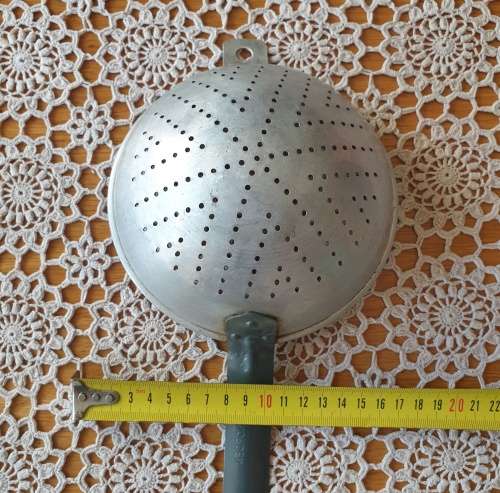 From Granny`s Kitchen.....Very Special And Beautiful Vintage Metal Food Strainer