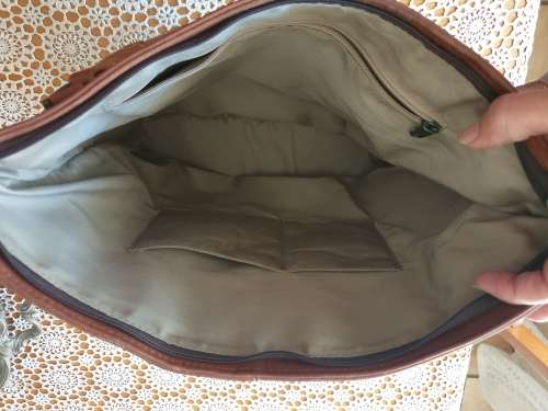 Genuine Leather Hand bag (Tabacco color)