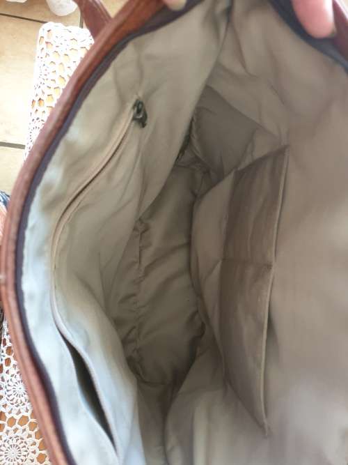 Genuine Leather Hand bag (Tabacco color)