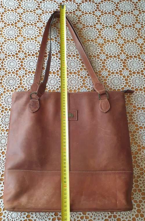 Genuine Leather Hand bag (Tabacco color)