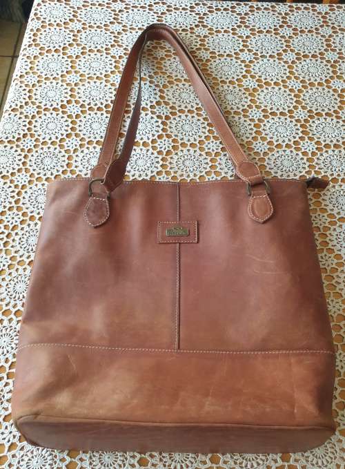 Genuine Leather Hand bag (Tabacco color)