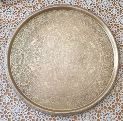 Vintage Brass Tray KINCO England 1930`s