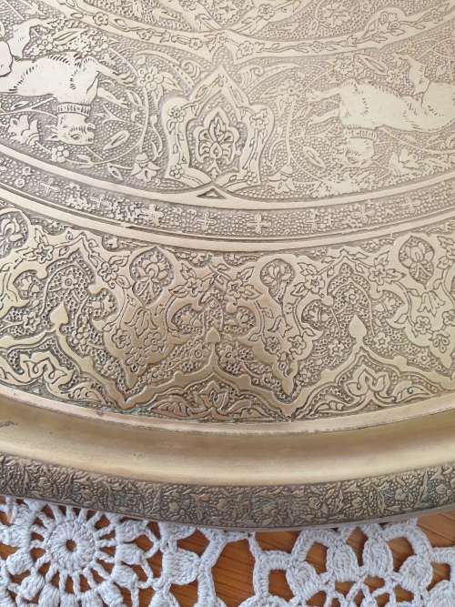 Vintage Brass Tray KINCO England 1930`s