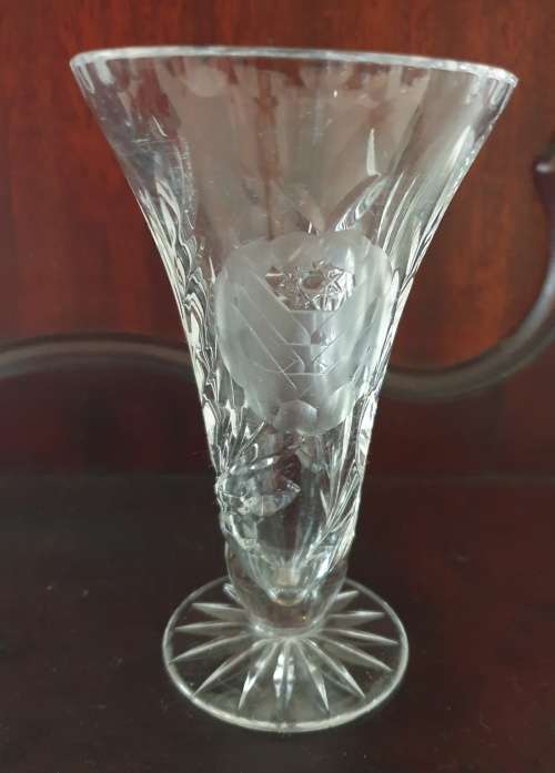 Small Crystal Vase