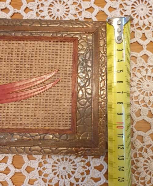 Copper and Enamel Picture of Bird made in South Africa