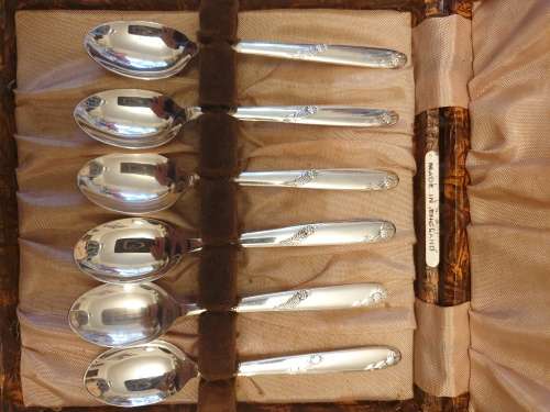 Vintage Plated Tea Spoons
