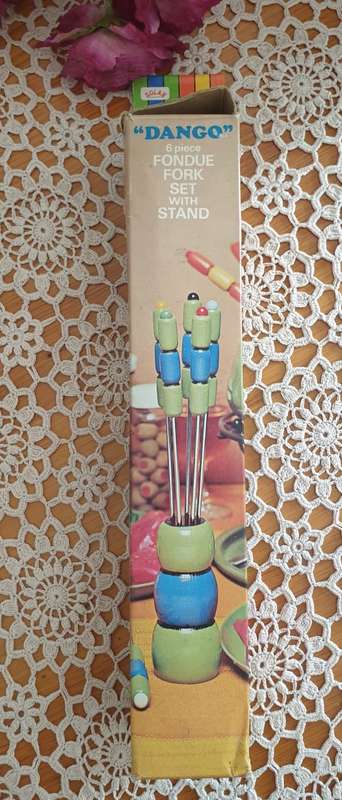 Rare Find !!!  Vintage Dango Fondue Forks