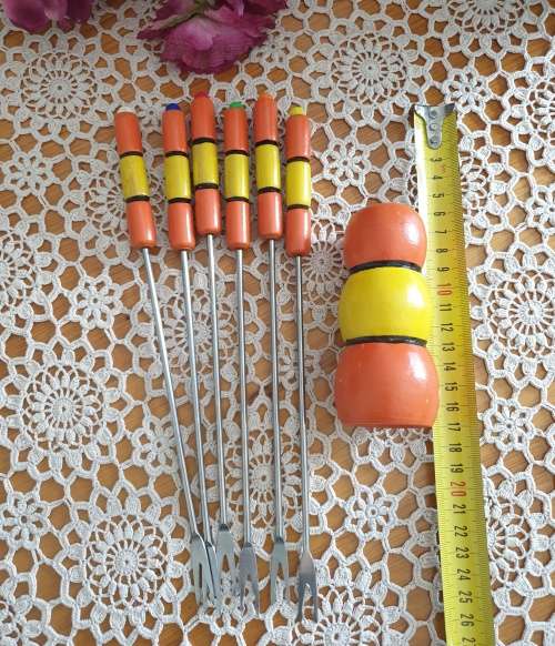 Rare Find !!!  Vintage Dango Fondue Forks