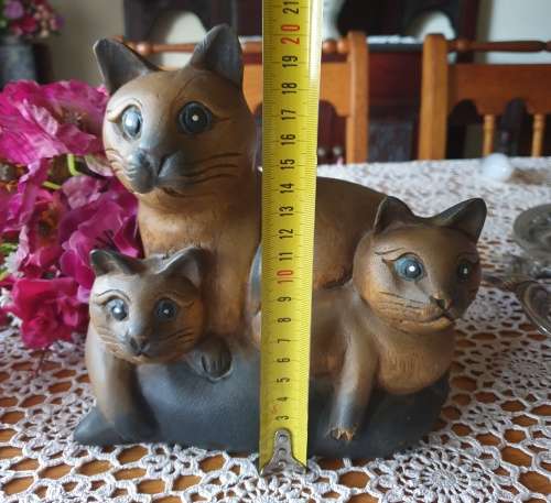 Wooden Cat Ornament