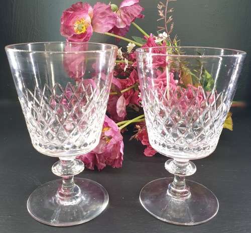 Two Crystal Drinking Glasses for Your Collection