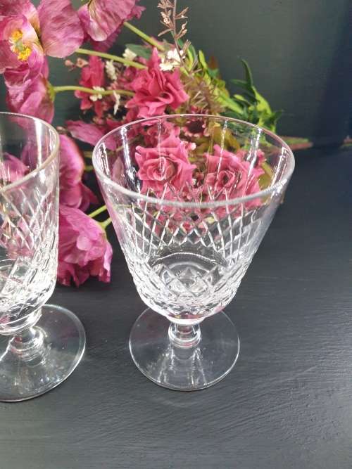 Two Crystal Drinking Glasses for Your Collection