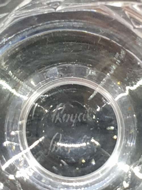 3 Crystal Glasses