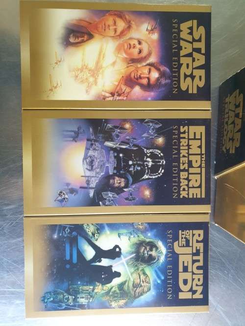 Star Wars Trilogy Special Edition Gold Box VHS from 20th Century Fox/Lucasfilm