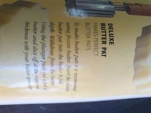 THE ENGLISH KITCHENWARE  : BUTTER SET