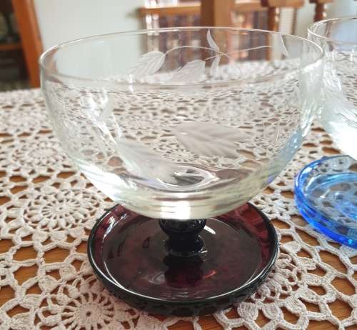 3 Glass Dessert Bowls