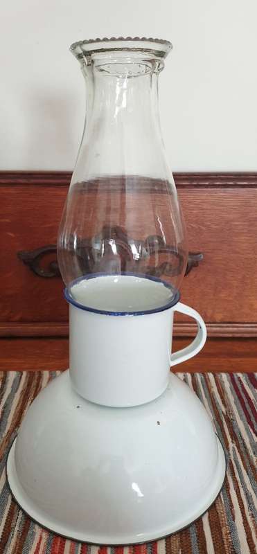 Enamel Candle Holder