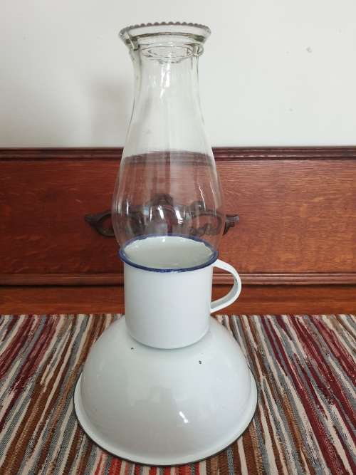 Enamel Candle Holder