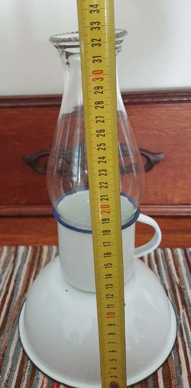 Enamel Candle Holder