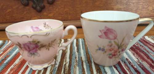 Two Small Vintage Cups, so sweet
