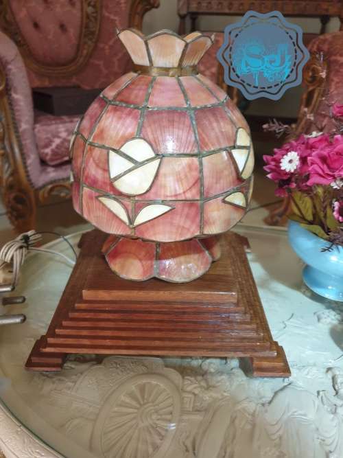 Vintage Sea Shell Lamp - Hand Made