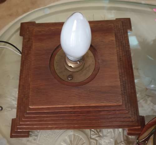 Vintage Sea Shell Lamp - Hand Made