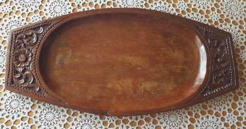 Carved Wooden Tray