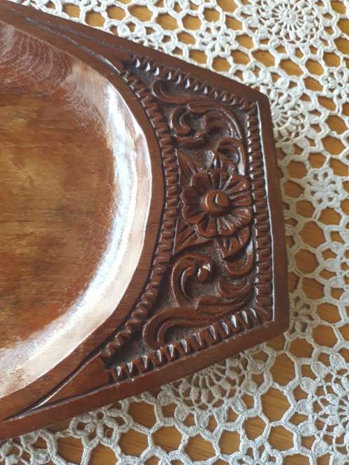 Carved Wooden Tray