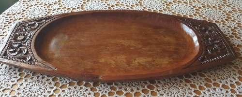 Carved Wooden Tray