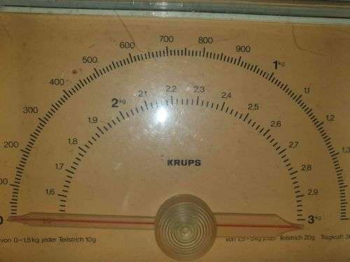 Vintage Wall Krups Scale