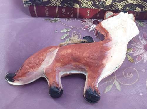 Paper Mache Ornament (Fox)
