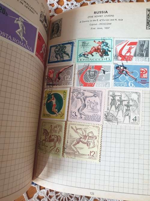 Stamp Book with Stamps for Your Collection