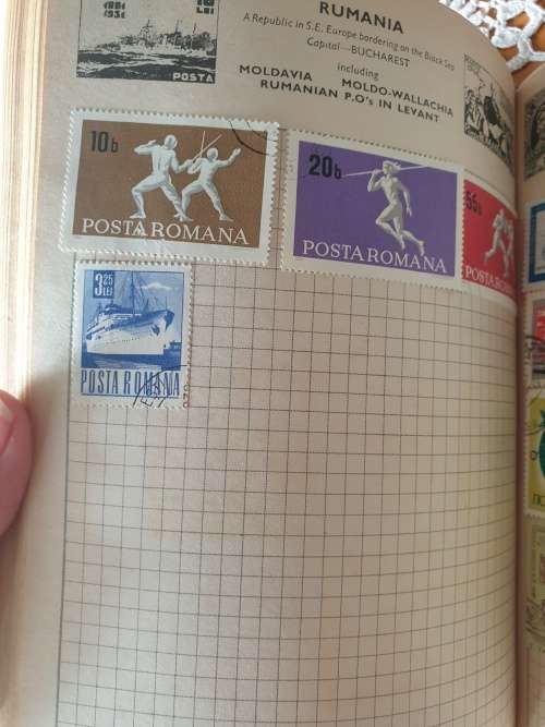 Stamp Book with Stamps for Your Collection