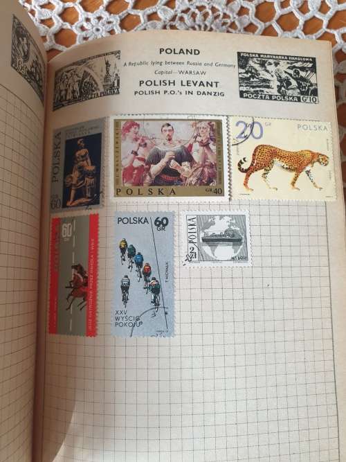 Stamp Book with Stamps for Your Collection
