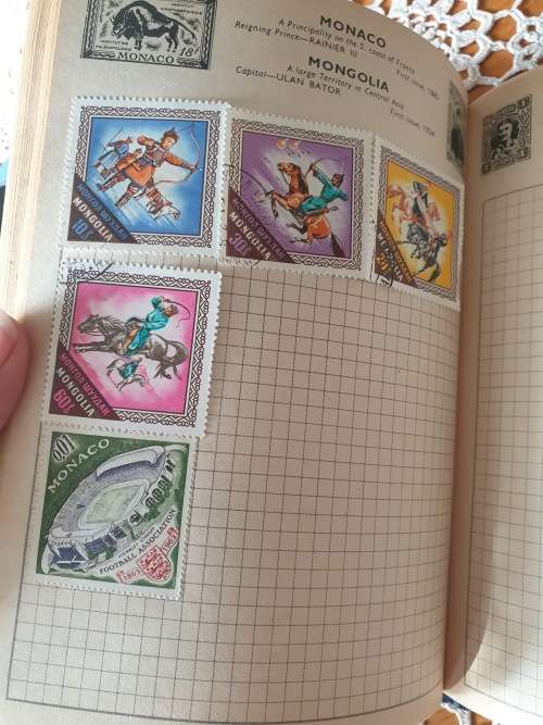 Stamp Book with Stamps for Your Collection