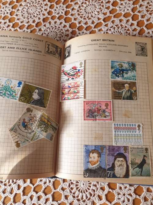 Stamp Book with Stamps for Your Collection