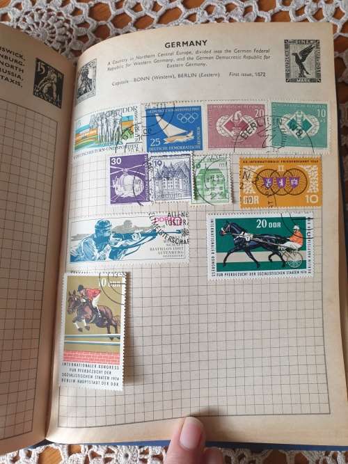 Stamp Book with Stamps for Your Collection