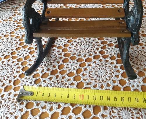 Cast Iron and Wooden Bench