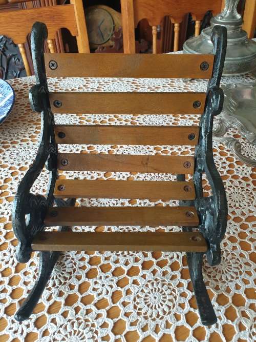 Cast Iron and Wooden Bench