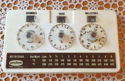 vintage plastic metricook probus made in England
