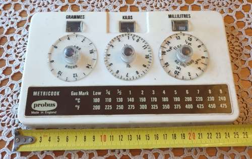 vintage plastic metricook probus made in England