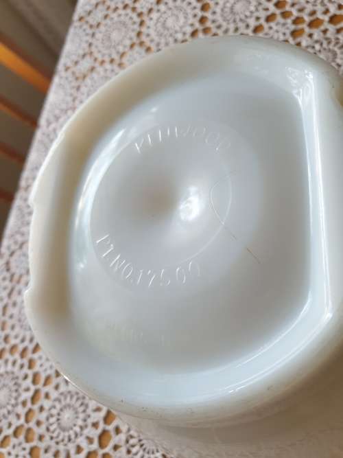 Vintage Kenwood Chef milk glass mixing bowl