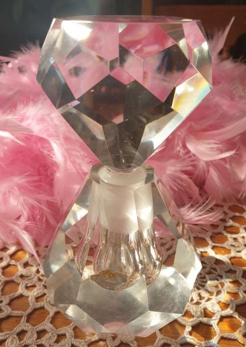 Very Heavy Perfume Bottle Crystal