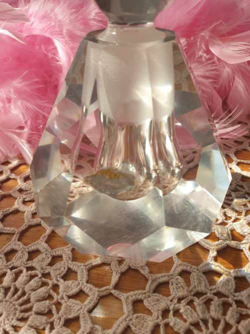 Very Heavy Perfume Bottle Crystal