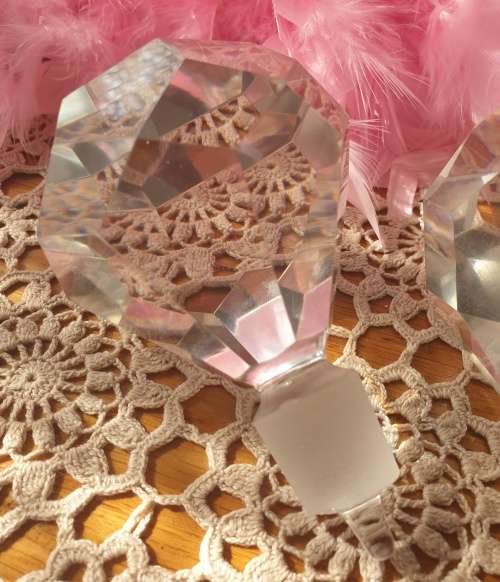 Very Heavy Perfume Bottle Crystal