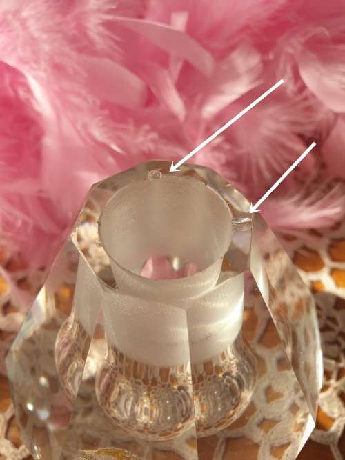 Very Heavy Perfume Bottle Crystal